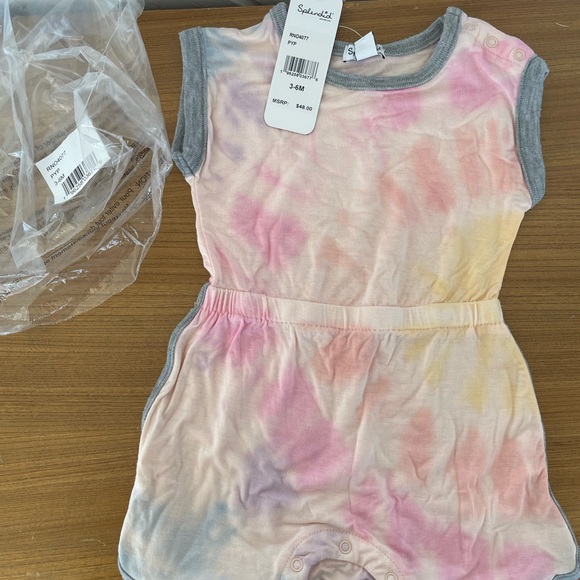 Splendid Cotton Candy Sky Romper NWT - Picture 2 of 2